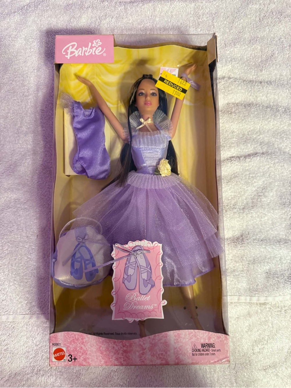 Barbie Ballet Dreams Lea Doll w/Purple Accessories H0861 Mattel 2004 NRFB